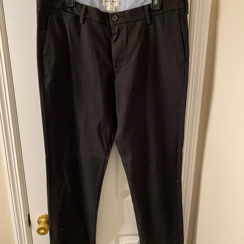 Men’s Dockers Black Dress Pants